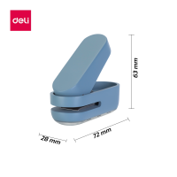 ราคา Deli เครื่องเจาะกระดาษ เครื่องเจาะรูกระดาษ ที่เจาะรู ที่เจาะกระดาษพกพา 1 รู 6mm ขนาดเล็ก 4สี พาสเทล (17395651058)