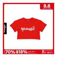 ราคา WRANGLER KIDS เสื้อยืดแขนสั้นเด็กผู้หญิง ทรง REGULAR รุ่น WK C2021240 แรงเลอร์ เสื้อยืด เสื้อยืดแขนสั้น เสื้อเด็กผู้หญิง (17415658509)