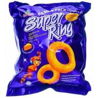 ราคา ขนมซุปเปอร์ริงชีส ห่อใหญ่สุดคุ้ม 8 ห่อย่อย Super Ring Cheese ขนมชีสยอดฮิต อร่อย เต็มคำ จากมาเลเซีย (17693543512)