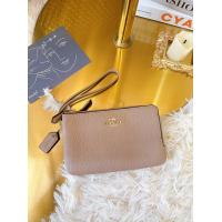 ราคา กระเป๋าคล้องมือไซส์S 2 ซิป C oachF87591 Double Corner Zip Wristlet แท้100 (19472000107)