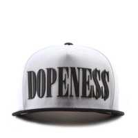ราคา PREMI3R Unisex Snapback หมวก DOPENESS ขาว สีดำ (424316254)