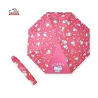ราคา ร่มพับ 2 ตอน พิมพ์ลายฮาโหลคิตตี้ HELLO KITTY ด้านในเคลือบ UV กันแดด ลิขสิทธิ์แท้ 100 ร่มกันฝนร่มกันแดด (19208931568)