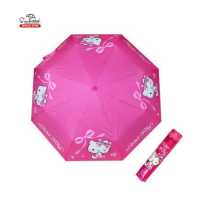 ราคา ร่มพับ 3 ตอน ลายฮาโหลคิตตี้ HELLO KITTY พร้อมกระเป๋าเก็บร่ม ด้านในมี UV ด้ามจับคิตตี้ ร่มกันฝนร่มกันแดด (15640411110)