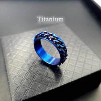 ราคา แหวน แหวนเท่ๆผู้ชาย แหวนแฟชั่น แหวนโซ่ หมุนได้ 5 สี แหวนสแตนเลส สตีล แท้ 100 ผิวเงาสวย ดีไซน์แบบเรียบง่าย (19571421181)