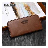 ราคา JEEP SPIRIT กระเป๋าสตางค์ผู้ชาย กระเป๋าสตางค์แฟชั่นกระเป๋าถือสำหรับผู้หญิงจุมากใหม่กระเป๋าคลัทช์ยาวกระเป๋าสตางค์แบบมีซิปบัตรหลายใบ (19455468478)
