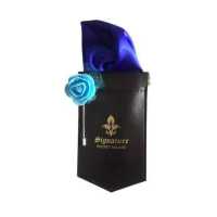 ราคา ที่ใส่พ็อกเก็ตสแควร์ Leather Pocket Square Holder For Men s Suit Pocket square handkerchief (7503265867)