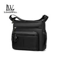 ราคา LouisWill กระเป๋าทรงคนส่งเอกสารของผู้ชาย กระเป๋าสะพายไหล่หลายกระเป๋ากันน้ำผ้าอ๊อกซ์ฟอร์ดความจุมากกระเป๋าเป้สะพายหลังทนทานต่อการสึกหรอกระเป๋าลำลองแฟชั่นกระเป๋าคาดลำตัวกระเป๋าผ้ามีซิ (13794284165)