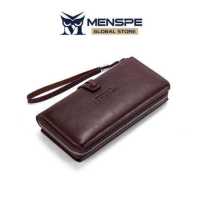 ราคา MENSPE กระเป๋าสตางค์ผู้ชายแบบถือได้ กระเป๋าสตางค์อเนกประสงค์กระเป๋าสตางค์ยาว PU กระเป๋าสตางค์ความจุมาก ID เครดิตตั้งบัตรได้หลายใบกระเป๋าสตางค์ธุรกิจเหรียญหนัง PU Pouch Koin ผู้ที่ใส่บัตร (17334888083)