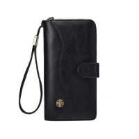 ราคา กระเป๋าสตางค์ หนัง PU กระเป๋าสตางค์แฟชั่น มีซิป สามารถใส่เหรียญ ใส่การ์ด กระเป๋าพกผู้ชาย ทรงยาว (18214079121)