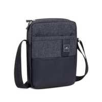 ราคา Rivacase กระเป๋าสะพายข้าง black melange Crossbody bag for Tablets 8 11 นิ้ว (15353259941)