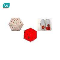 ราคา Watsons วัตสันร่มพับ5ตอนเคลือบยูวี Lychee Friends (10871692440)