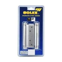 ราคา ราคาต่อ 1 ชิ้น บานพับสปริง เปิดสองทาง 4 นิ้ว บานพับคาวบอย ยี่ห้อ Solex บานพับจังโก้ สแตนเลส (10518888729)