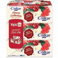 ราคา FLASH SALE Free and Fast Shipping Cellox Purify Facial Tissue 140sheets Pack 3 Cash on delivery available (14284178303)