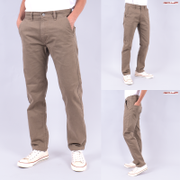 ราคา กางเกงขายาวชิโน่ ขายาวผ้ายืด กางเกงทรงกระบอก No 741901 (19208746517)