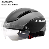 ราคา หมวกกันน็อคจักรยานมีแว่น THAIBIKE BOY SUPER D CIGNA หมวกแว่น หมวกจักรยาน (11574787324)