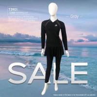 ราคา ชุดว่ายน้ำหญิง ชุดว่ายน้ำป้องกันแสง UV ชุดว่ายน้ำแขนยาวขายาว ชุดว่ายน้ำกระโปรง ชุดว่ายน้ำ ว่ายน้ำ ชุด รุ่น T3901 (15274929300)