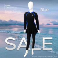 ราคา ชุดว่ายน้ำหญิง ชุดว่ายน้ำป้องกันแสง UV ชุดว่ายน้ำแขนยาวขายาว ชุดว่ายน้ำกระโปรง ชุดว่ายน้ำ ว่ายน้ำ ชุด รุ่น T3901 (15274929286)