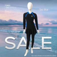 ราคา ชุดว่ายน้ำหญิง ชุดว่ายน้ำป้องกันแสง UV ชุดว่ายน้ำแขนยาวขายาว ชุดว่ายน้ำกระโปรง ชุดว่ายน้ำ ว่ายน้ำ ชุด รุ่น T3901 (15274929294)