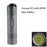 ราคา Convoy S11สีดำ สีเทา Built In Luminus SST40ไฟฉายเทอร์โม แยก อุณหภูมิควบคุม (9638384707)