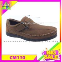 ราคา Camel CM 110 รองเท้าคัดชู หนังแท้ leather สำหรับผู้ชาย ใส่ทำงาน หนังวัวแท้ ทนทาน สีแทน (5036746018)