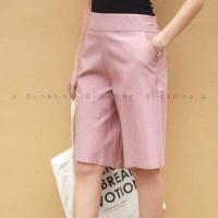 ราคา กางเกง3ส่วนผ้าลินินและผ้ายีนส์ กางเกงขาสั้น กางเกงขา3ส่วน กางเกงลินิน กางเกงสาวอวบ กางเกงเอวฟรีไซส์ (10880311893)