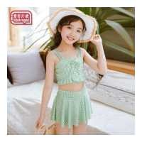 ราคา TG ชุดว่ายน้ำหวานเด็กผู้หญิงลายสก๊อตสไตล์เกาหลี ชุดว่ายน้ำเด็กกลางและใหญ่ ชุดว่ายน้ำสำหรับเด็ก ชุดว่ายน้ำเด็กหญิง (12671319872)