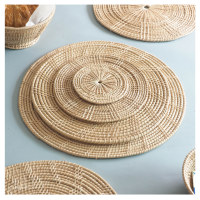 ราคา Rattan Coaster แผ่นรองหวายสาน แผ่นรองจาน ถาดหวายสาน หวายรองจาน หวายสาน หวายสานรอจานรองหม้อ รองจาน รองแก้ว (8257283609)