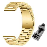 ราคา สายนาฬิกาสแตนเลส22 20มม สำหรับ Samsung Galaxy Watch 3 41มม 45มม Active Active 2 40มม 44มม Gear S3 S2 Classic Sport Watch Band เปลี่ยนสายนาฬิกาได้ง่าย (720288248)