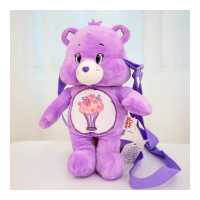 ราคา HOBIBEAR Love กระเป๋าสะพายลายหมีตุ๊กตาผ้ากำมะหยี่ถุงของขวัญวันเกิด (19593735856)
