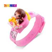 ราคา SKMEI นาฬิกาสำหรับเด็กผู้หญิง นาฬิกาข้อมือดิจิตอลลายการ์ตูนน่ารัก1240 (14239929351)