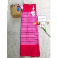 ราคา ผ้าซิ่นทอมือ ผ้าถุงแบบป้าย ผ้าถุงเย็บขอบรอบสะโพกสำเร็จ (14598645742)