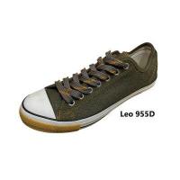 ราคา รองเท้าผ้าใบลีโอ Leo 955 รองเท้าผ้าใบแฟชั่น สีดำ ยีนส์แทน ขี้ม้า ดำหมี่แดง ยีนส์ทรงยักษ์ ยีนส์ขี้ม้า รุ่น 955D รองเท้าผู้ชาย ทรงคอนเวิส (12583584360)