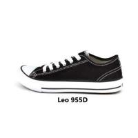 ราคา รองเท้าผ้าใบลีโอ Leo 955 รองเท้าผ้าใบแฟชั่น สีดำ ยีนส์แทน ขี้ม้า ดำหมี่แดง ยีนส์ทรงยักษ์ ยีนส์ขี้ม้า รุ่น 955D รองเท้าผู้ชาย ทรงคอนเวิส (12583584324)