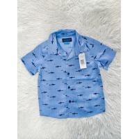 ราคา เสื้อเชิ้ตเด็กผู้ชายแขนสั้น งานแบรนด์แท้ พร้อมส่ง (17412129141)