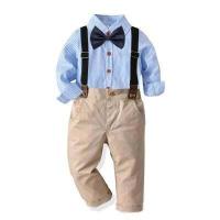 ราคา เอี๊ยมกางเกงคลิปโบว์ผูกชุดสายรัดแสดงเสื้อผ้าเด็กผู้ชาย ชุดแขนยาว ชุดหล่อเด็กผู้ชาย ร้านBy IDDY พร้อมส่ง D68 (17912947627)