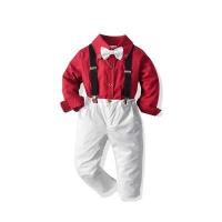 ราคา เอี๊ยมกางเกงคลิปโบว์ผูกชุดสายรัดแสดงเสื้อผ้าเด็กผู้ชาย ชุดแขนยาว ชุดหล่อเด็กผู้ชาย ร้านBy IDDY พร้อมส่ง D68 (15365006997)