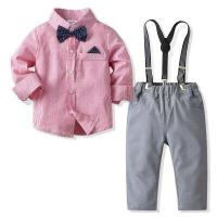 ราคา เอี๊ยมกางเกงคลิปโบว์ผูกชุดสายรัดแสดงเสื้อผ้าเด็กผู้ชาย ชุดแขนยาว ชุดหล่อเด็กผู้ชาย ร้านBy IDDY พร้อมส่ง D68 (17891408055)