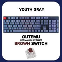 ราคา Tsunami MK 02 คีย์บอร์ดเกมมิ่ง ปุ่ม Outemu Mechanical Switch 104 KEYS ไฟ RGB รับประกันสินค้า 2 ปี (12709437894)