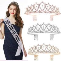 ราคา ที่คาดผมเจ้าสาวผ้าซาตินประดับกากเพชร สายคาดศีรษะสำหรับงานเลี้ยงวันเกิด (11297381492)