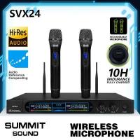 ราคา ไมโครโฟนลอยน้ำ UR12D ไมค์ลอยคู่ไร้สายชัวร์ UR24D UR 12D wireless microphone UHF เปลี่ยนความถี่ได้ตัวไมค์เป็นอลูม (17110468122)