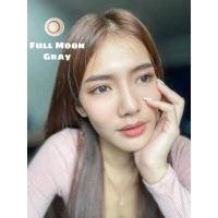 ราคา คอนแทคเลนส์ Mini Fullmoon Brown Gray Montra ขนาดมินิ (18489421405)