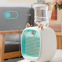 ราคา พัดลมไอเย็นพกพา USB พัดลมพกพา พัดลมไอเย็น ปรับอากาศ Spray Cold Fan พัดลมแอร์พกพา พัดลมแอร์ mini เครื่องพ่นไอน้ำ พัดลมมือถือ พัดลมไอน้ำพกพา (19524031914)