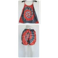 ราคา เสื้อสายเดี่ยว เสื้อมัดย้อมสายเดี่ยว Handmade ผ้านุ่มลื่น ใส่สบาย (13159285338)