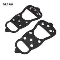 ราคา พร้อม ตะปูยึดเดิน8ตัว รองเท้าตะปูหิมะน้ำแข็งสำหรับรองเท้ายึดกันลื่น (11317647799)