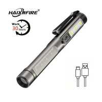 ราคา HaixnFire ไฟปากกา P24ทางการแพทย์30ชั่วโมงแบตเตอรี่อายุการใช้งานยาวนานแสงสีขาวไฟฉายแบบชาร์จไฟแบบพกพาสีเหลืองแสงสีม่วงอ่อนสามสี (18685940251)