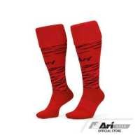ราคา ARI TORA LONG SOCKS RED BLACK RED ถุงเท้ายาว อาริ โทระ สีแดง (15675325653)