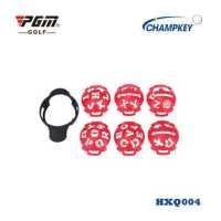 ราคา Champkey ที่หนีบลูกกอล์ฟ PGM สีดำแดง HXQ004 Golf Ball line Marker อุปกรณ์สำหรับวาดลายเส้นบนลูกกอล์ฟ (17119516252)