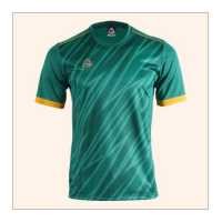 ราคา EGO SPORT EG5128KIDS เสื้อฟุตบอลพิมพ์ลายคอกลมแขนสั้น สีเขียวมารีน (6663386430)