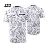 ราคา KEMALOCEเสื้อวิบากขาวดำการ์ตูนแมวผู้ใหญ่เสื้อวิบากแขนยาวแห้งเร็วมืออาชีพแขนสั้นเสื้อมอเตอร์ไซค์ผ้าโพลีเอสเตอร์ 100 เสื้อจักรยานวิบาก (14059732453)