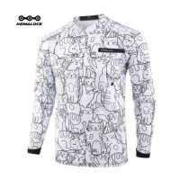 ราคา KEMALOCE ไม่จำกัดเพศเสื้อวิบากเสื้อแขนยาวขาวดำMTBเสื้อเสือภูเขาการ์ตูน2023ฤดูร้อน100 โพลีเอสเตอร์BMXเสื้อวิบากแขนยาว (13591085173)